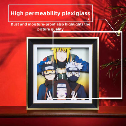 Minato handsome cartoon handicraft 3D drawing