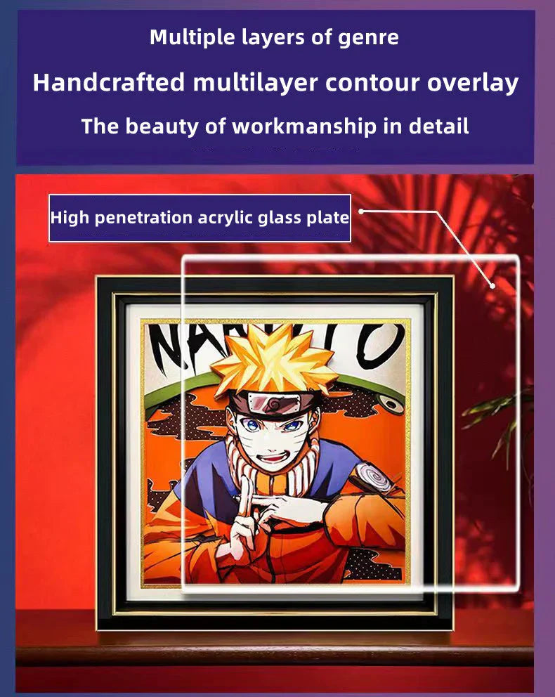 Uzumaki smuk tegneserie håndværk 3D-tegning
