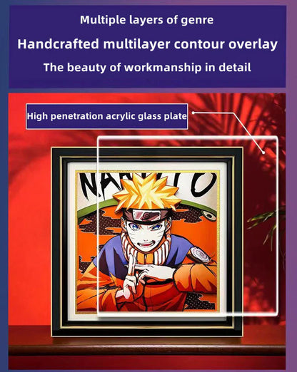 Uzumaki smuk tegneserie håndværk 3D-tegning