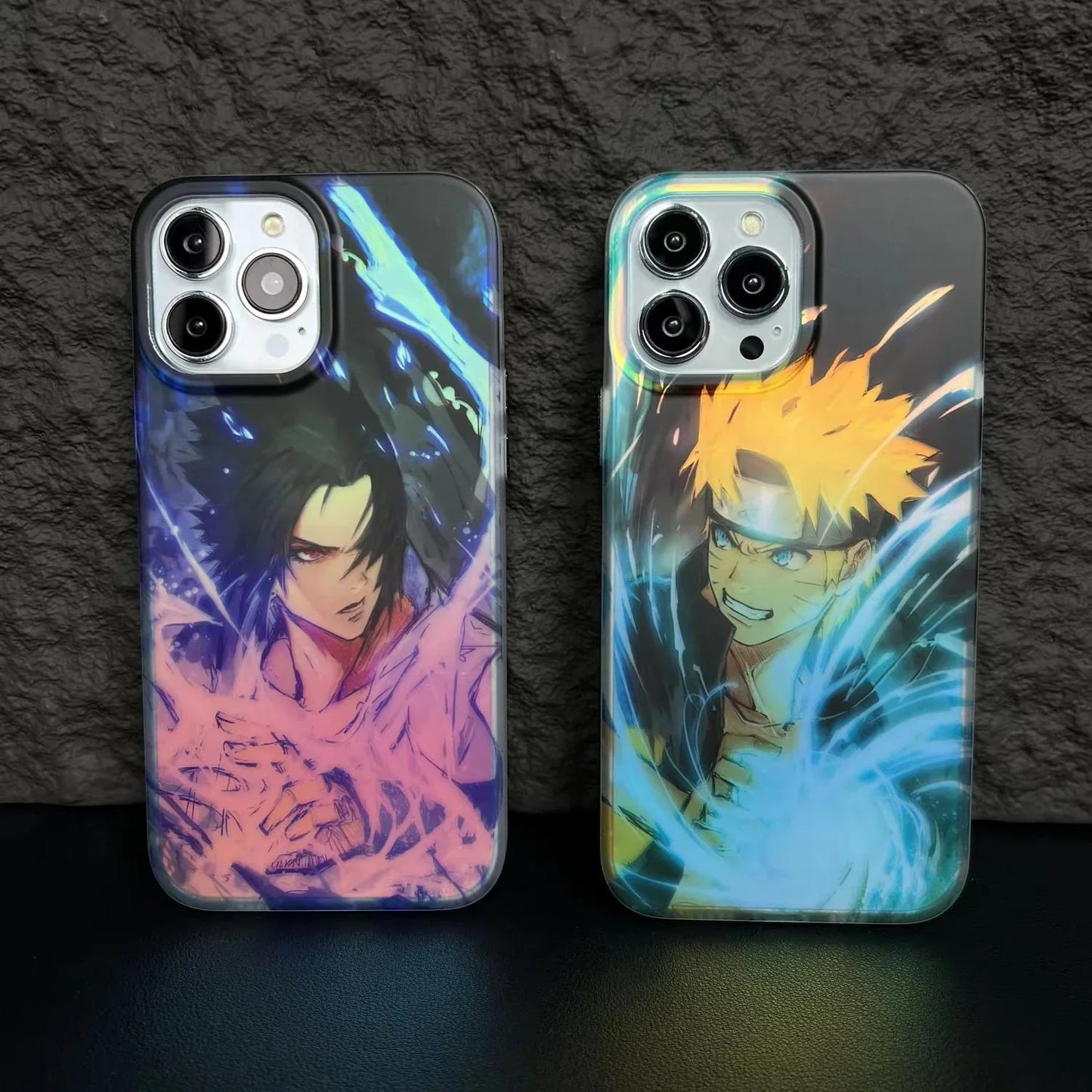 Sasuke/Uzimaki Apple – coque de téléphone Anti-collision en Silicone, tendance exquise