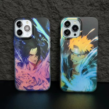 Sasuke/Uzimaki Apple – coque de téléphone Anti-collision en Silicone, tendance exquise