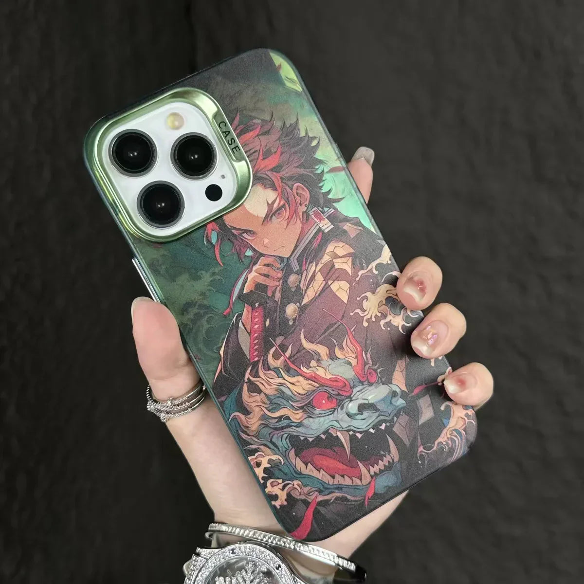 Coques de téléphone super belles et cool avec des motifs Kamado Tanjirou et Rengoku Kyoujurou