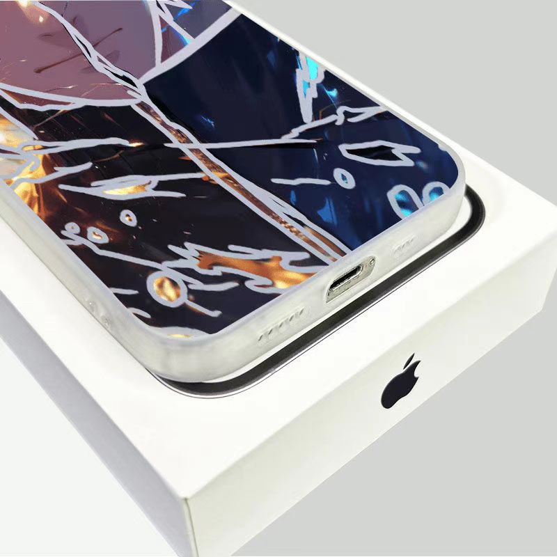 Uchiha Sasuke iPhone silikonové pouzdro na telefon odolné proti nárazu