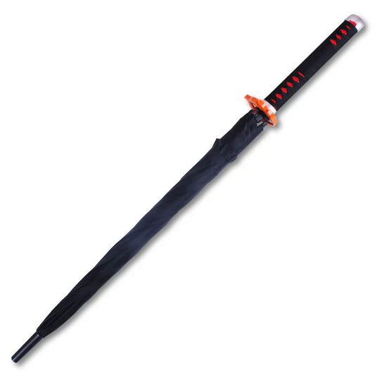 Tanjirou Cool semiautomatisk paraply og en paraply der kan foldes