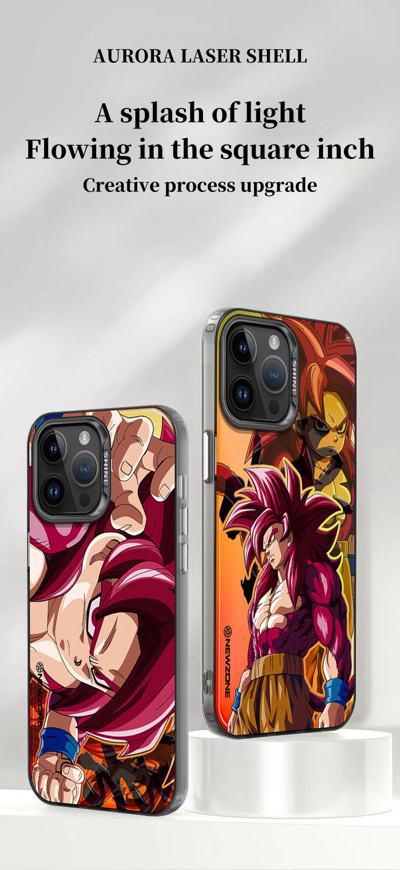 Son Goku Stylové a cool pouzdro na telefon odolné proti pádu a tření