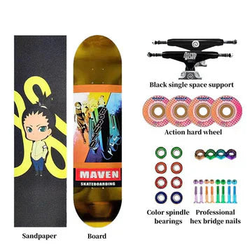 Boruto/Sarada Skateboard Profesionální skateboard Skateboard s vynikajícím vzorem