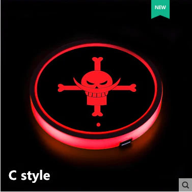 Inteligentní snímací tácky Sharingan Car 7 měnící barvy