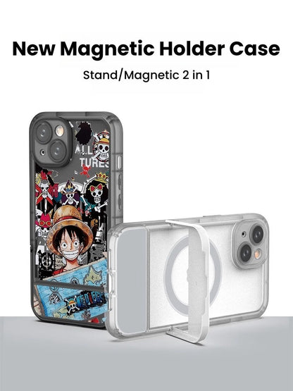 Coque de téléphone en silicone résistante aux chocs pour iPhone NIka Luffy