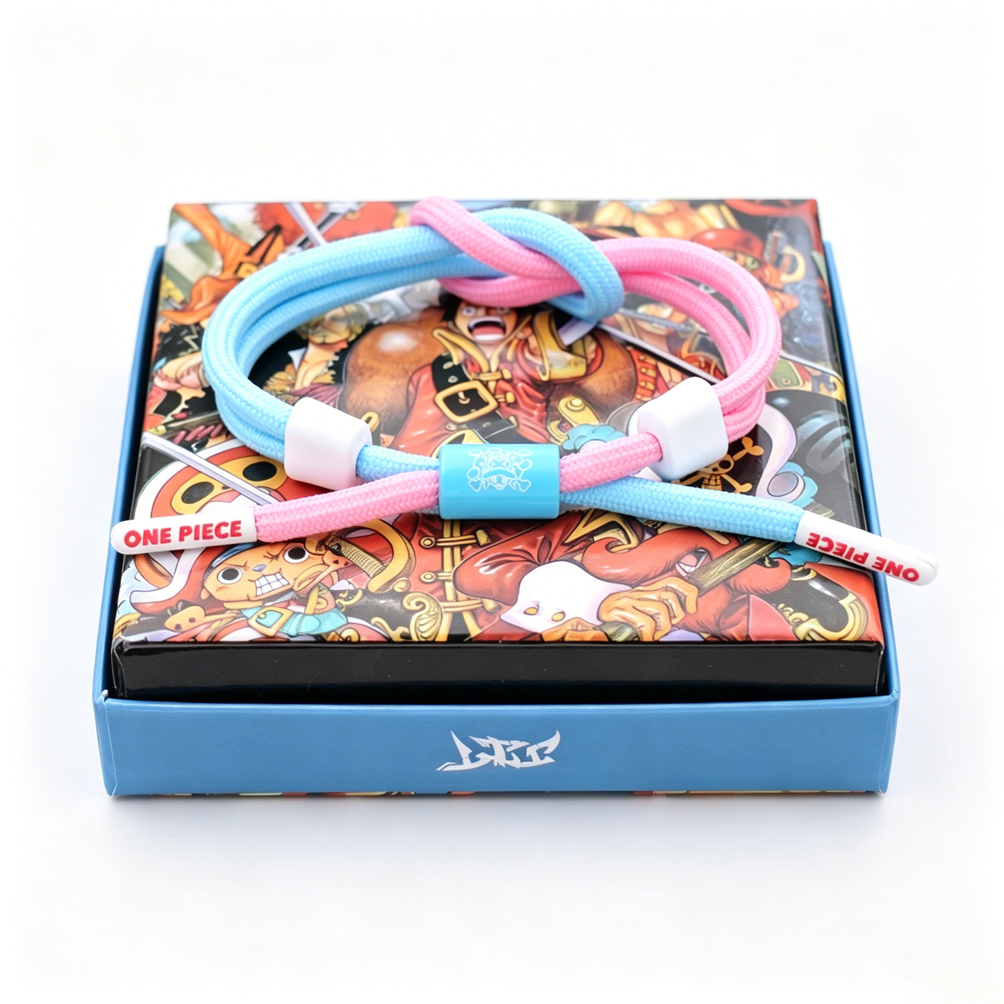 One Piece Anime Braided Bracelet - Adjustable Themed Rope Wristband for Fans