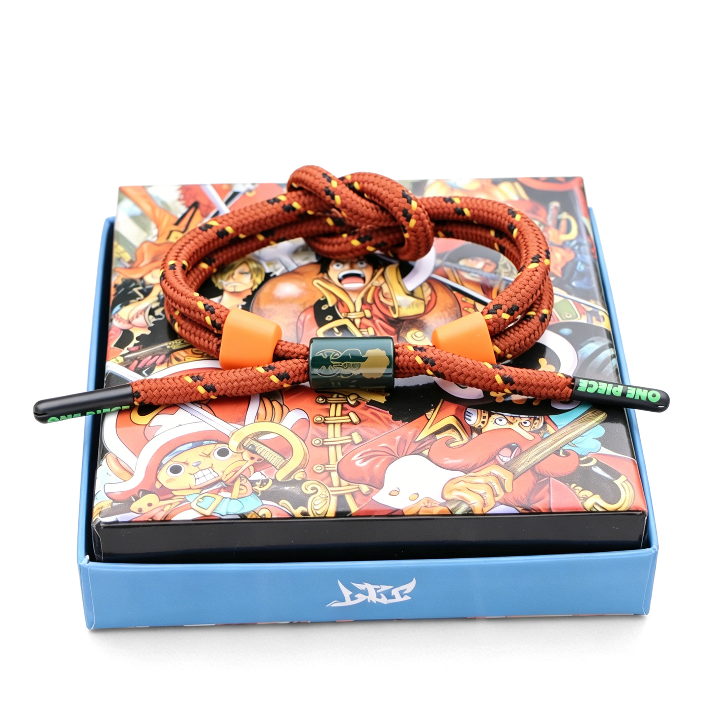 One Piece Anime Braided Bracelet - Adjustable Themed Rope Wristband for Fans