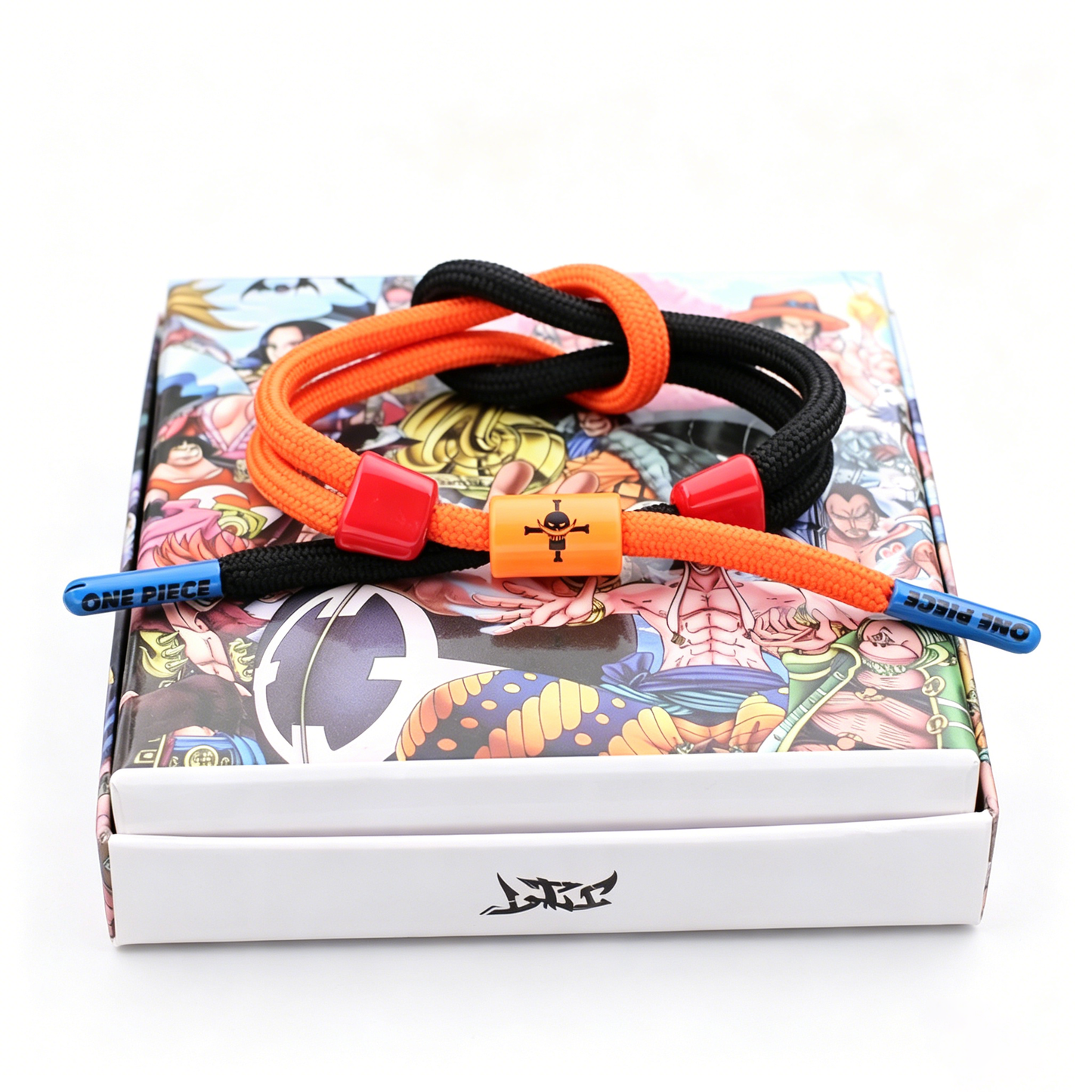 One Piece Anime Braided Bracelet - Adjustable Themed Rope Wristband for Fans