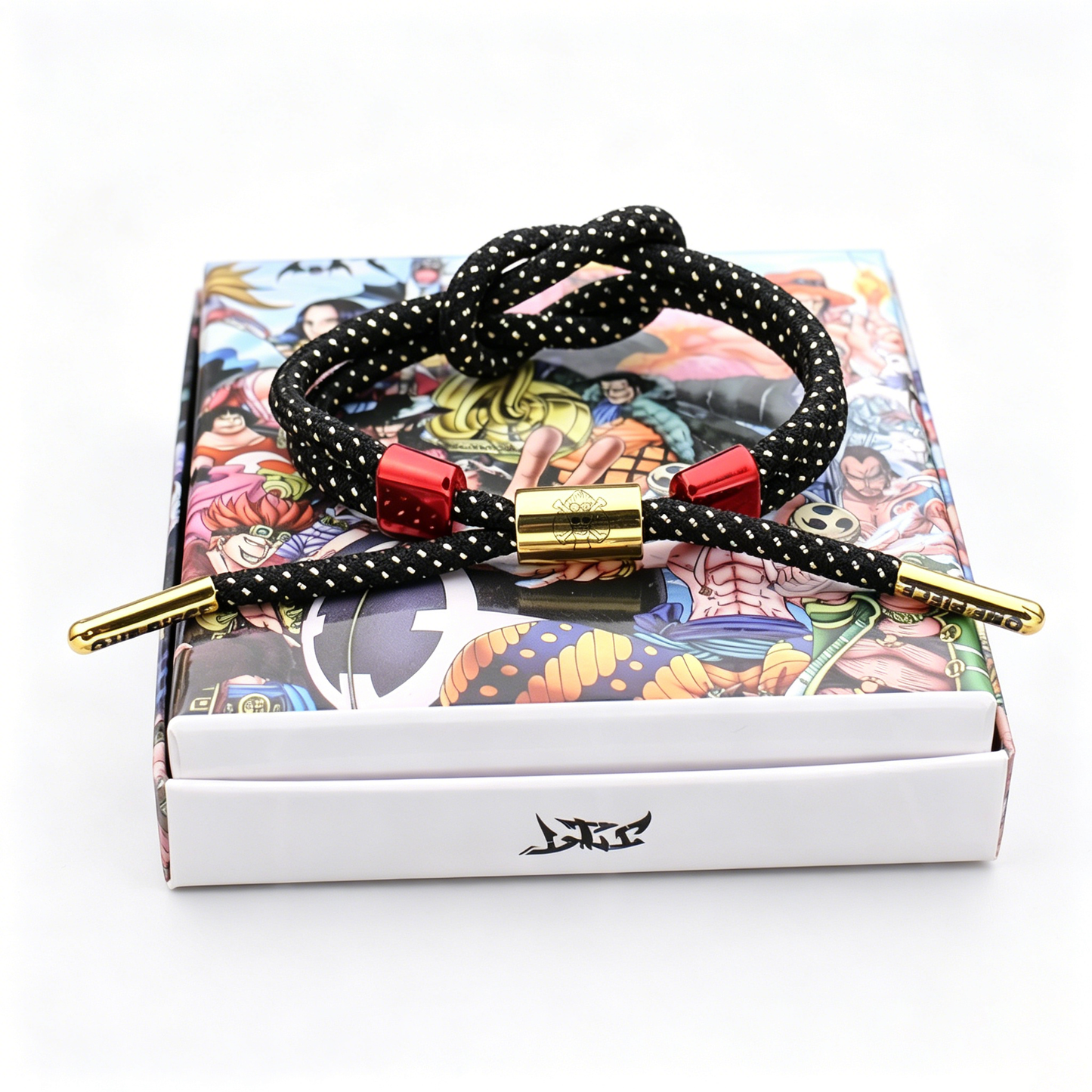 One Piece Anime Braided Bracelet - Adjustable Themed Rope Wristband for Fans