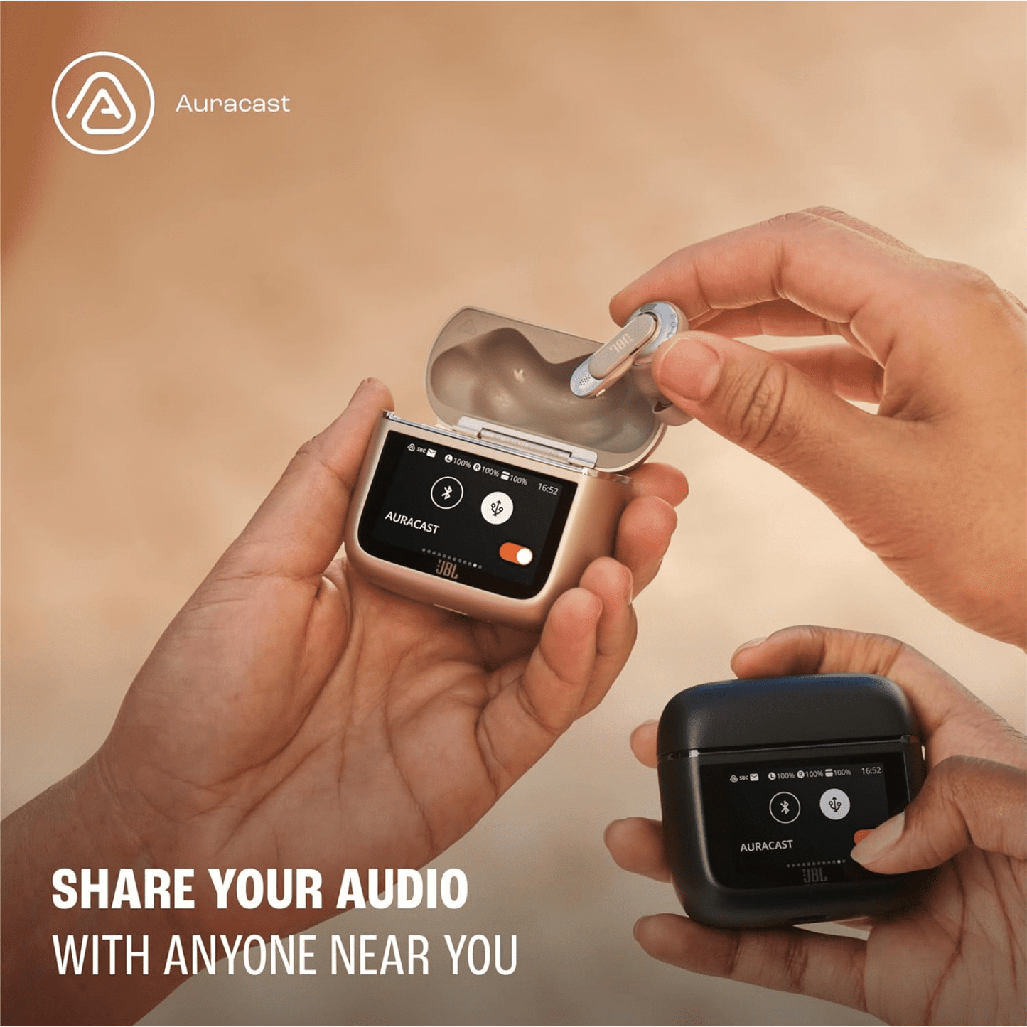 Bluetooth headset with HD screen to enjoy new smart experience