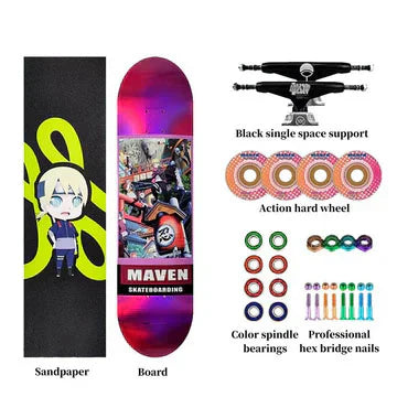 Boruto/Sarada Skateboard Profesionální skateboard Skateboard s vynikajícím vzorem