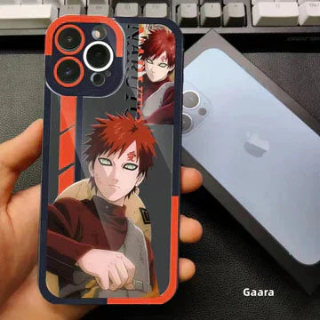 Silikonový nárazuvzdorný kryt na telefon s Itachi/Gaarou pro Android (11. až 17. generace Pro Max)