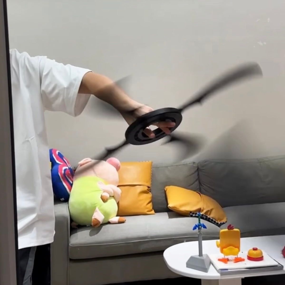 Uchiha Sasuke Velký fidget spinner, cool spin, nezbytná dekomprese, užijte si maximální zábavu