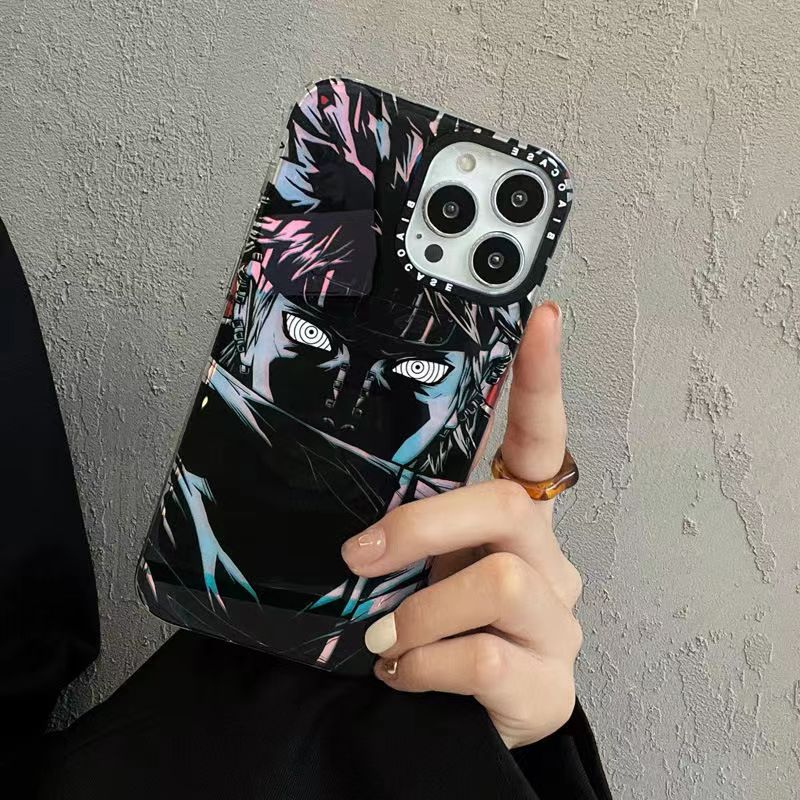 Pain/Obito iPhone hieno Trend Silicone Anti-collision -puhelinkotelo