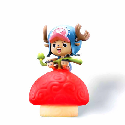 One Piece Luffy Gear 5 Nika Devil Fruit LED Night Light, Anime Luffy Figure Lamp
