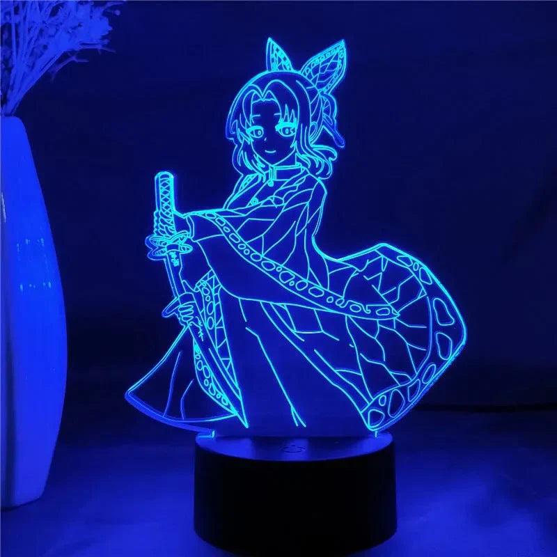 Tanjirou Ghostkill Blade, noční světlo, vynikající 7barevné noční světlo