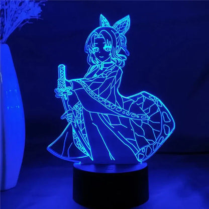 Tanjirou Ghostkill Blade, noční světlo, vynikající 7barevné noční světlo