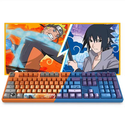 Sasuke Mechanical Keyboard Tre-mode trådløst RGB-baggrundsbelyst gaming esports-tastatur