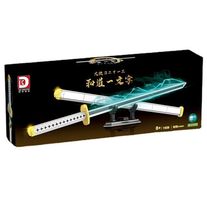 Παιχνίδια μοντέλου Roronoa Zoro luminous Building Block 806PCS