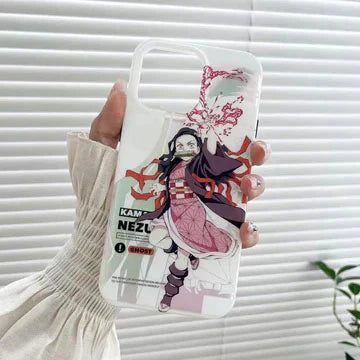 Tanjirou/Nezuko Apple nádherné silikonové antikolizní pouzdro Trend Silicone