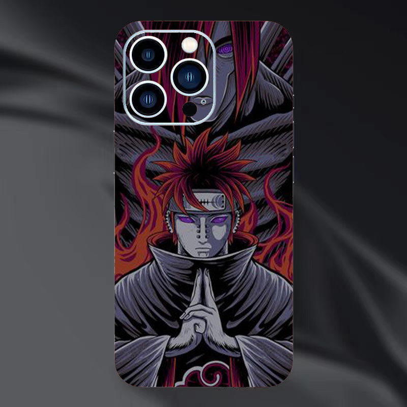 Itachi/Jiraiya/Kakashi iPhone Vynikající fólie na zadní stranu telefonu, personalizovaný vzor, ​​HD ochrana