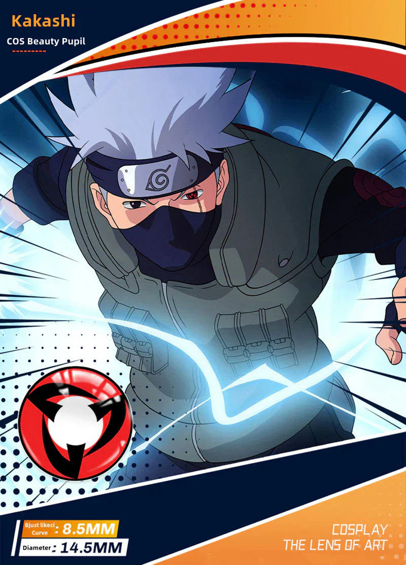 Sasuke/Itachi/Kakashi/Madara Sharingan cool cosplay dekoration Skønhed pupil Øjne
