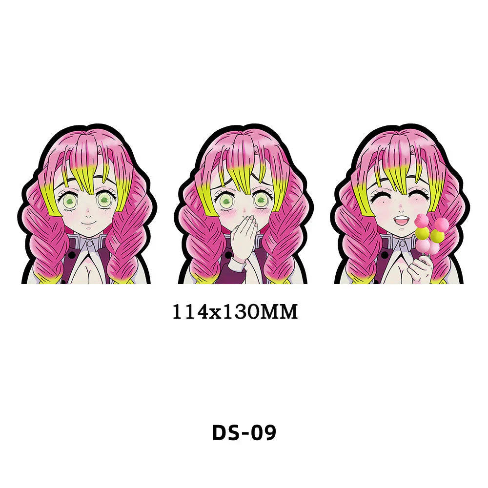 Tanjirou/Nezuko/Zenitsuuu/Inosuke attendent une variété de rôles autocollants d'expression de variation 3D