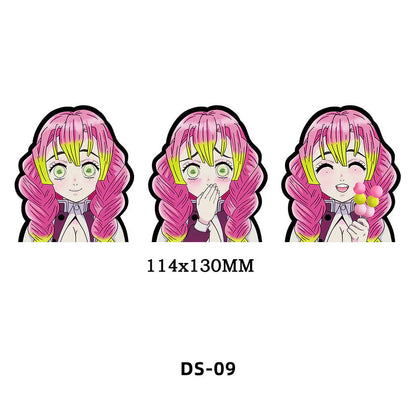 Tanjirou/Nezuko/Zenitsuuu/Inosuke attendent une variété de rôles autocollants d'expression de variation 3D