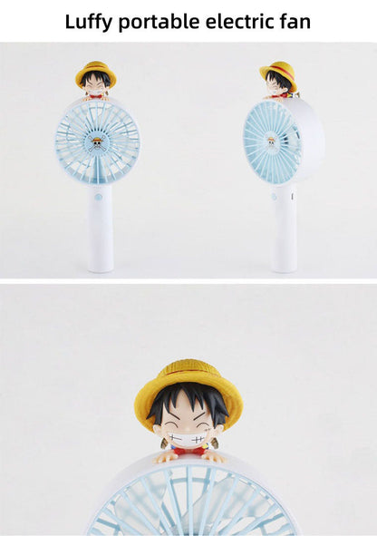 مروحة Luffy المحمولة الرائعة استمتع بالنسيم في أي وقت وفي أي مكان!