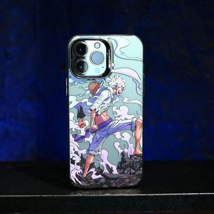 Luffy/Zoro silikonové pouzdro na iPhone odolné proti nárazu