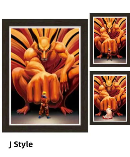 Uzumaki/Sasuke/Kakashi Hd 3D gradientní dekorativní malba cool pohyblivé malby postav