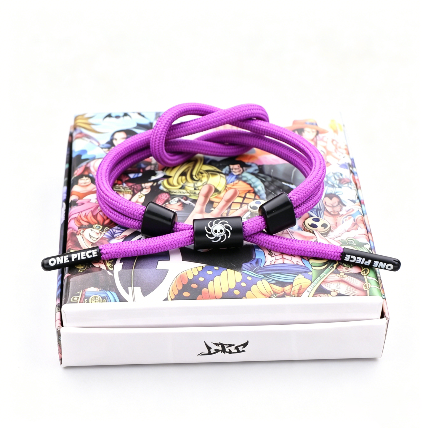 One Piece Anime Braided Bracelet - Adjustable Themed Rope Wristband for Fans