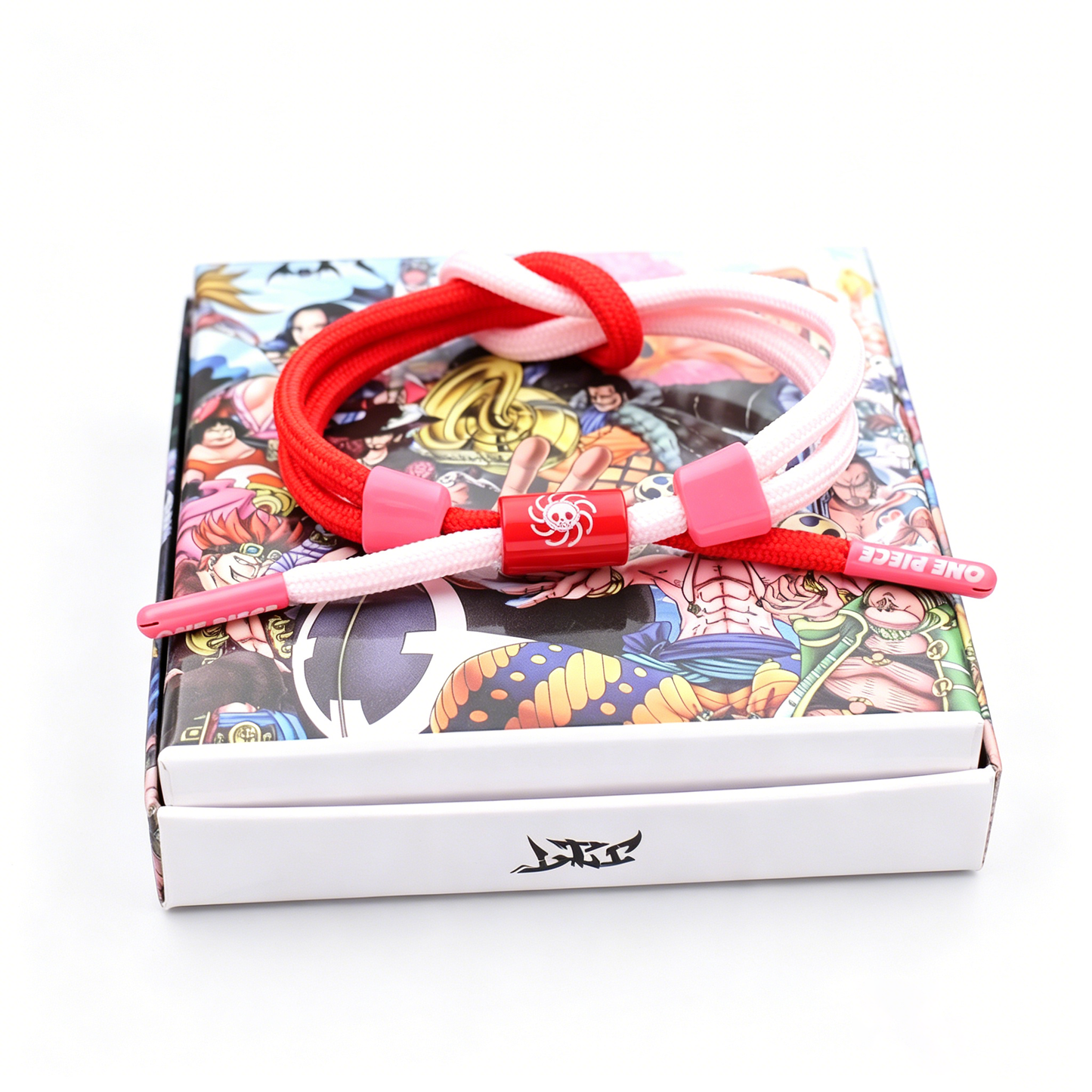 One Piece Anime Braided Bracelet - Adjustable Themed Rope Wristband for Fans