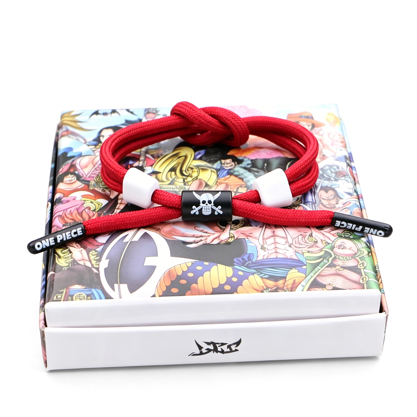 One Piece Anime Braided Bracelet - Adjustable Themed Rope Wristband for Fans