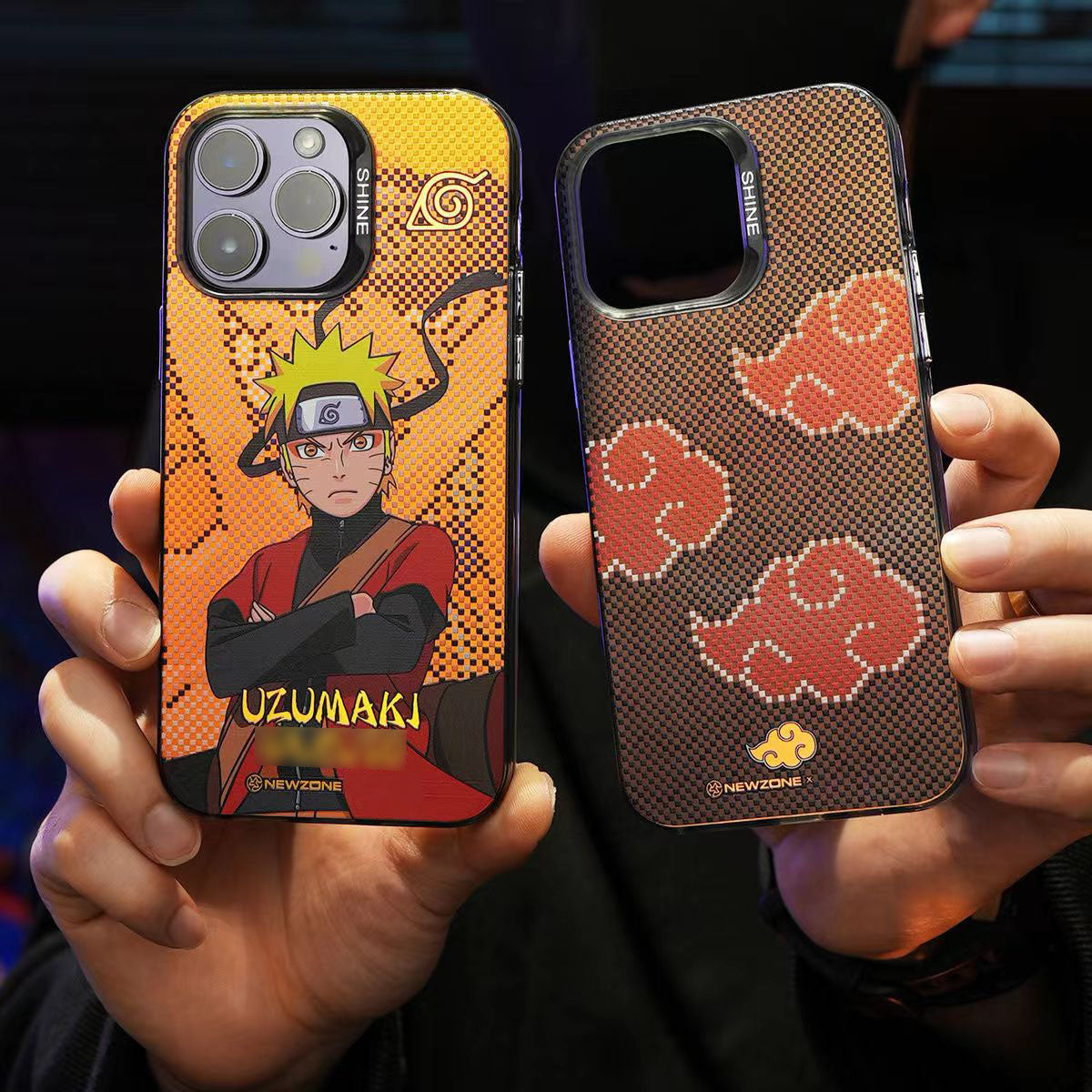 جراب هاتف iPhone من السيليكون المقاوم للصدمات من Itachi/Sasuke/Kakashi