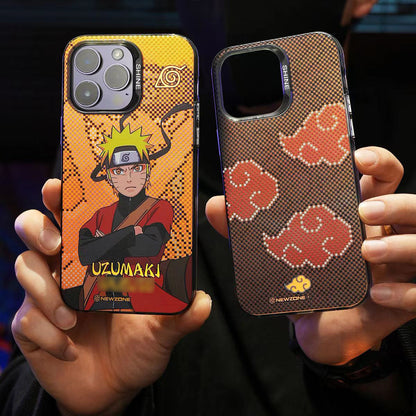 جراب هاتف iPhone من السيليكون المقاوم للصدمات من Itachi/Sasuke/Kakashi