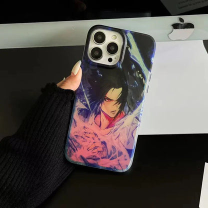 Sasuke/Uzimaki Apple – coque de téléphone Anti-collision en Silicone, tendance exquise