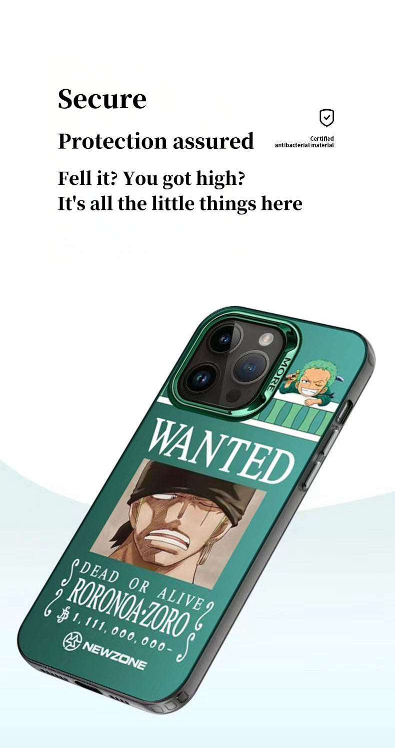 Luffy/Zoro silikonové pouzdro na iPhone odolné proti nárazu