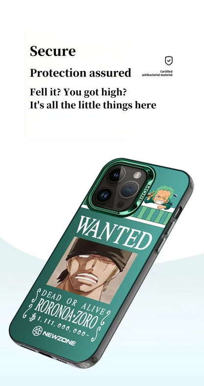 Luffy/Zoro silikonové pouzdro na iPhone odolné proti nárazu