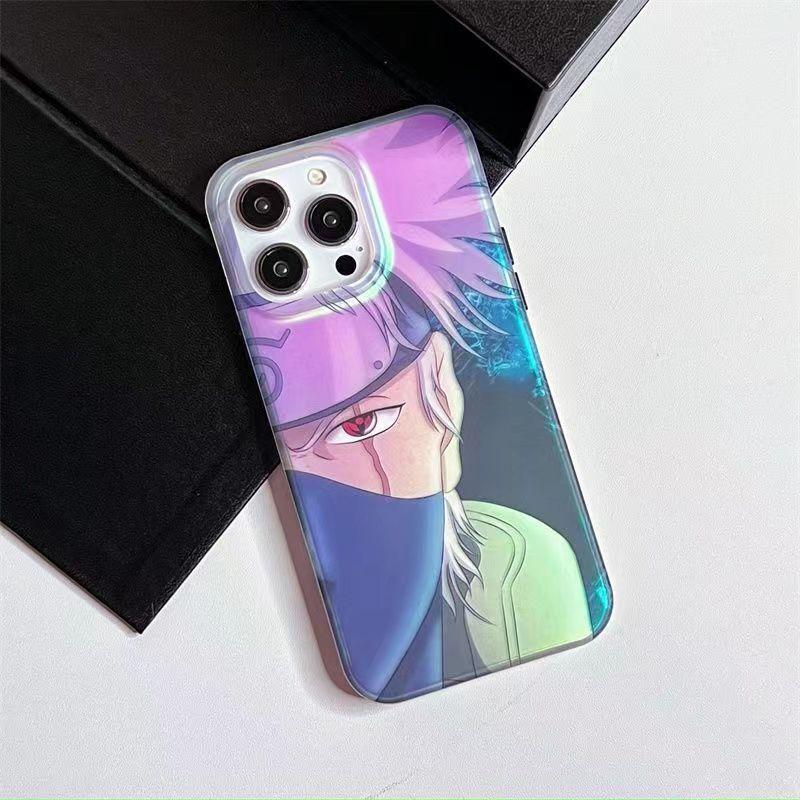Silikonové antikolizní pouzdro Sasuke/Kakashi iPhone Beautiful Trend