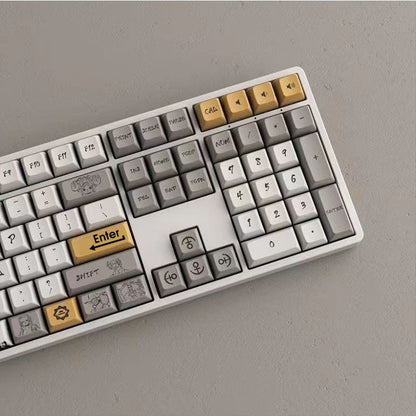 Luffy třírežimové připojení RGB podsvícená mechanická klávesnice