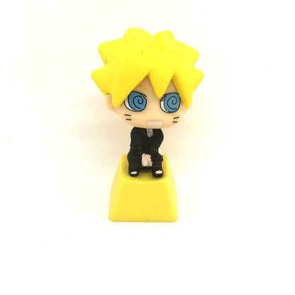 Kreativní průhledná, roztomilá mechanická krytka klávesnice Kakashi/Sasuke