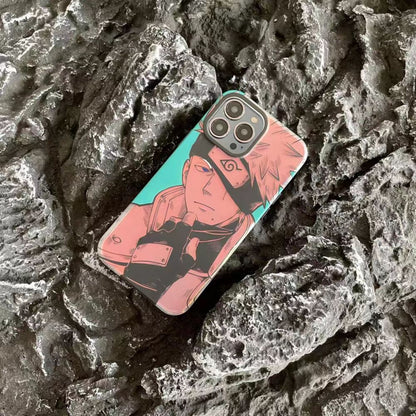 Pain/Uzumaki/Kakashi Vynikající silikonové antikolizní pouzdro Trend Silicone Apple