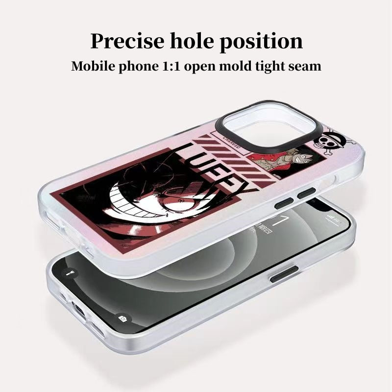Luffy/Zoro/Shanks silikonové pouzdro na iPhone odolné proti nárazu