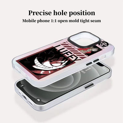 Luffy/Zoro/Shanks silikonové pouzdro na iPhone odolné proti nárazu