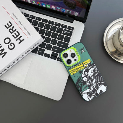 Luffy/Zoro silikonové pouzdro na iPhone odolné proti nárazu