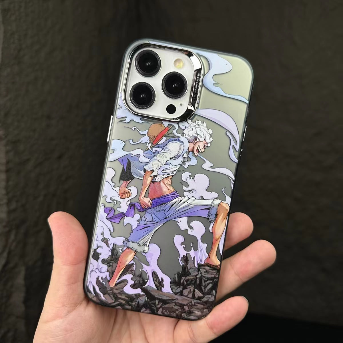 Luffy/Zoro silikonové pouzdro na iPhone odolné proti nárazu